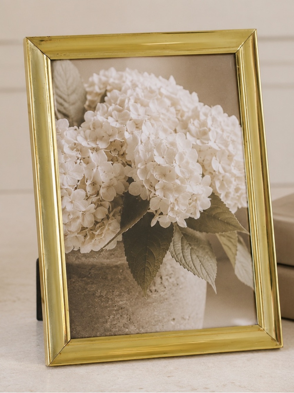 Vintage Solid Brass Photo Frame 5”X 7”
